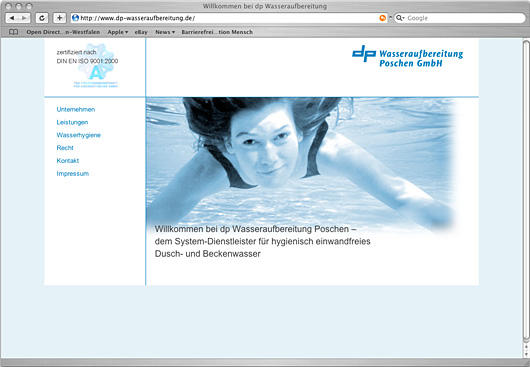 dp Wasseraufbereitung - Webseiten